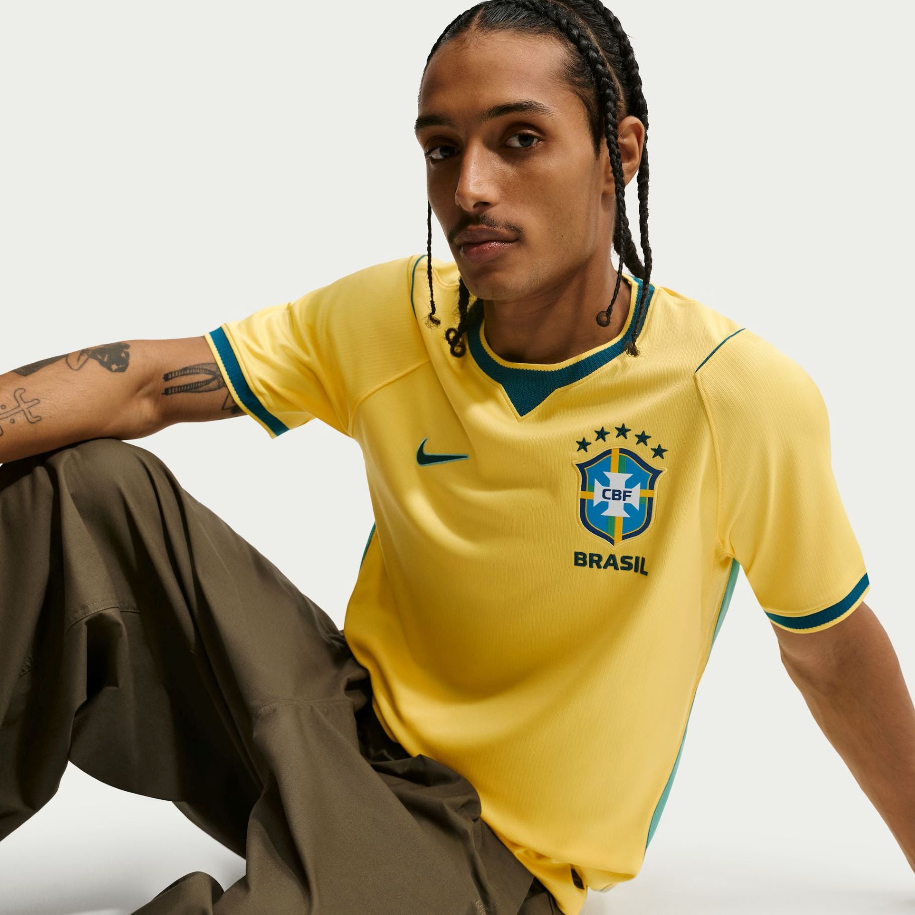 Camisa Nike Brasil I 2026/27 Torcedora Pro Ib5280