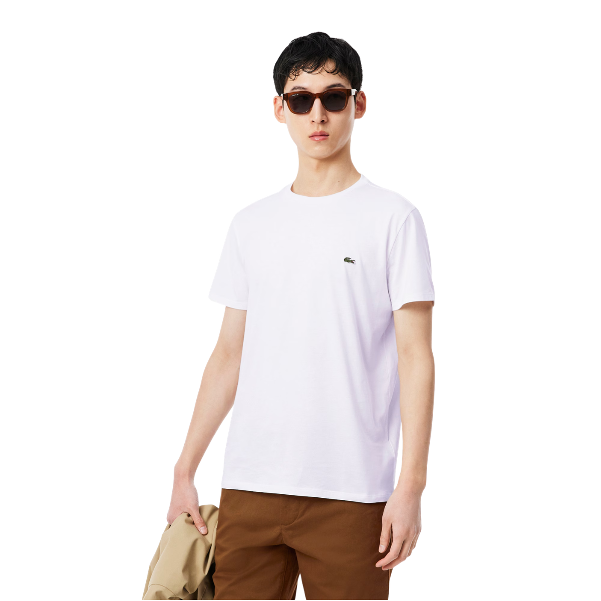 Camiseta Lacoste Th6709-23 — Branco