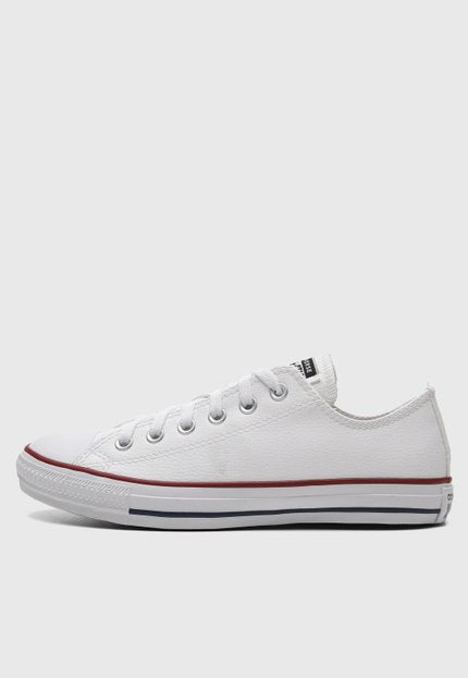 Tênis Converse Chuck Taylor All Star Cano Baixo Branco Ct0001