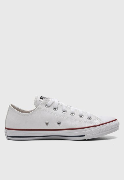 Tênis Converse Chuck Taylor All Star Cano Baixo Branco Ct0001