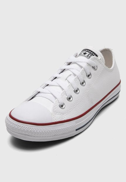 Tênis Converse Chuck Taylor All Star Cano Baixo Branco Ct0001