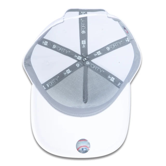 Boné 9forty A-Frame Snapback Mlb New York Yankees Branco Mbi22bon120
