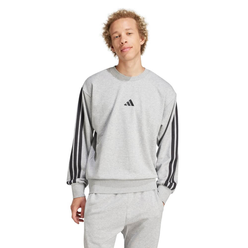 Moletom Adidas Essentials 3 Stripes Je6374
