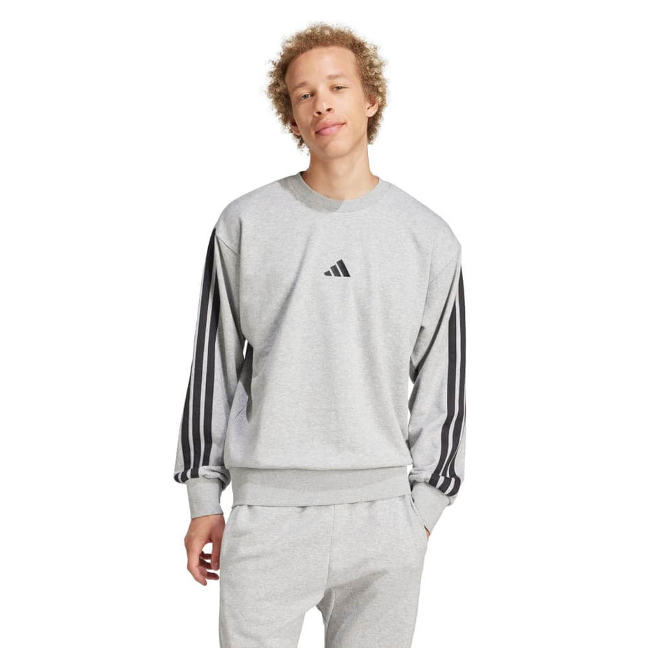 Moletom Adidas Essentials 3 Stripes Je6374