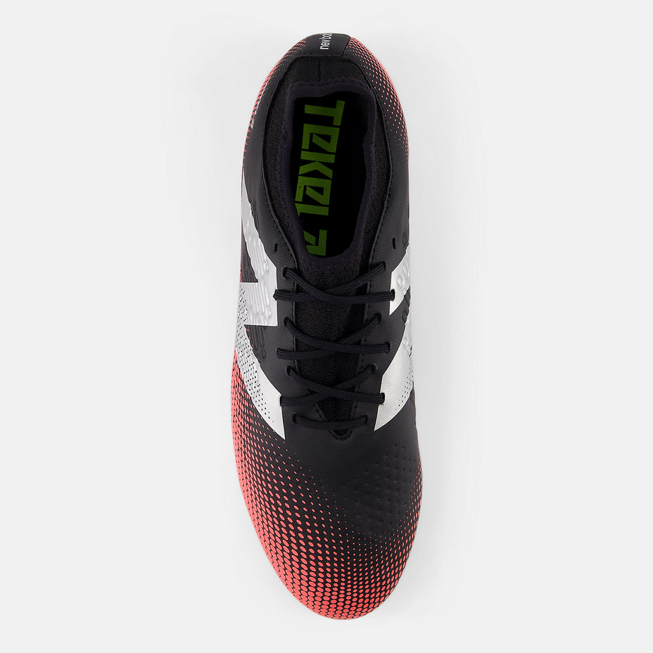 Chuteira New Balance Tekela Magique Fg V4+ St3fr45 — Preto Vermelho