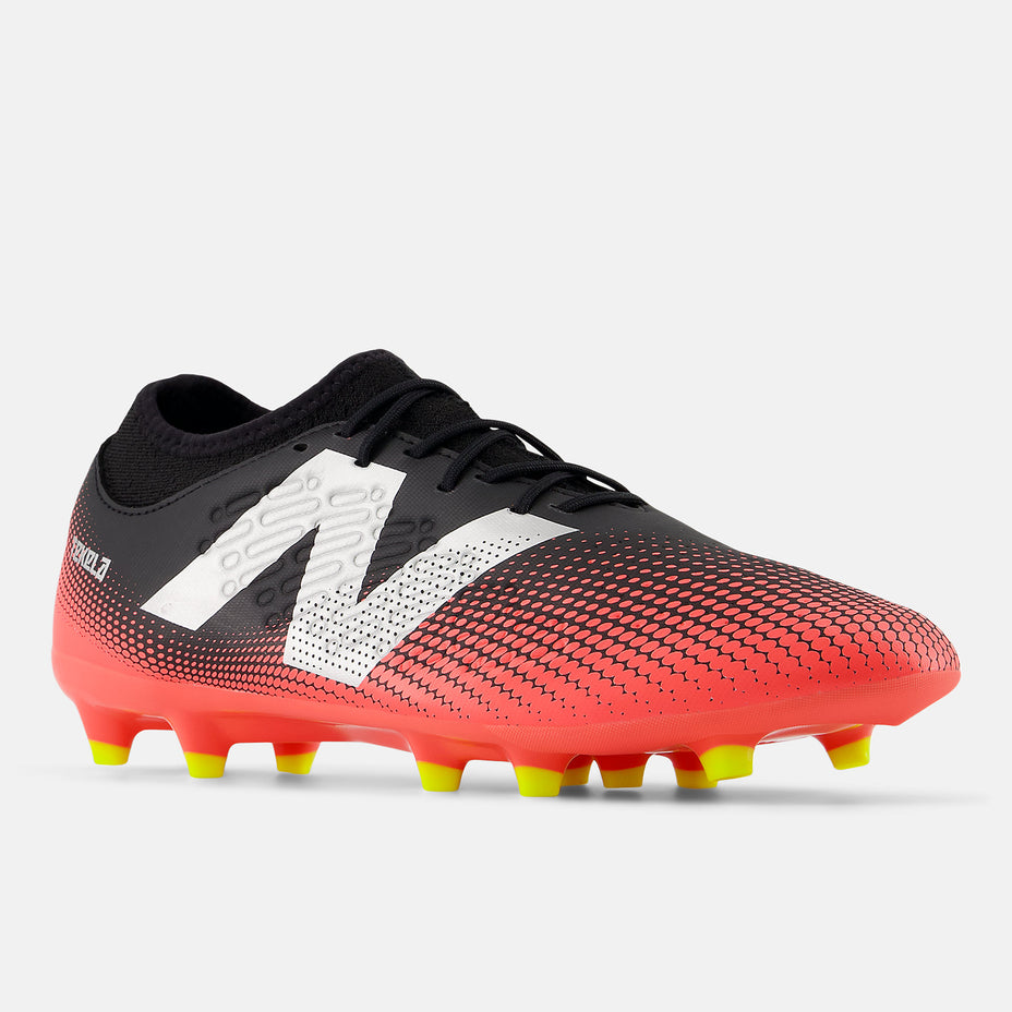 Chuteira New Balance Tekela Magique Fg V4+ St3fr45 — Preto Vermelho